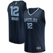 Men's Fanatics Ja Morant Navy Memphis Grizzlies Big \u0026 Tall Fast Break Player Jersey - Icon Edition